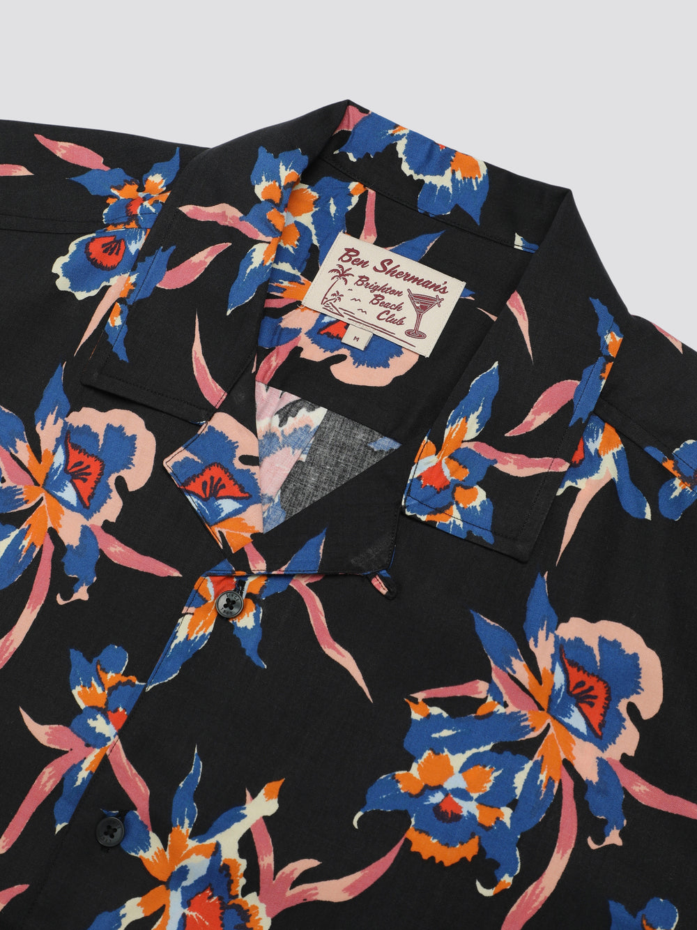 Chemises Ben Sherman Signature Botanical Print Noir | PBW-38683587